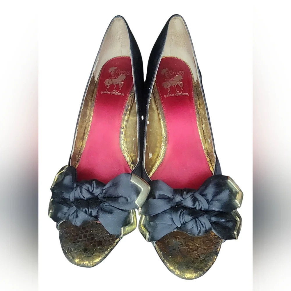 Circus by Sam Edelman Leigh Platform Peep Toe Heels, Womens 10 - Picture 3 of 10